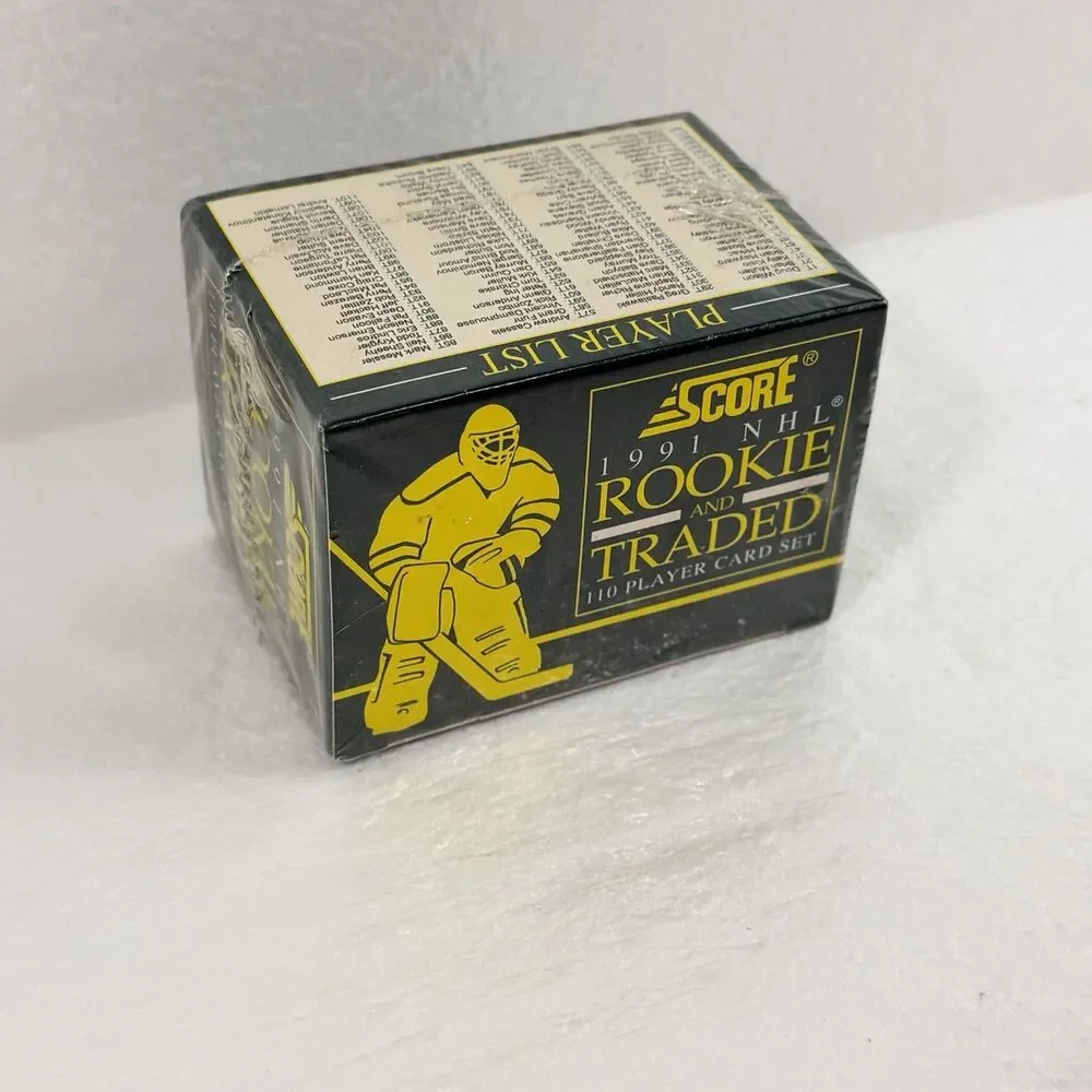 1991 Score Hockey Rookie & Traded Set Sealed Box Hasek Lidstrom Lindros Vintage